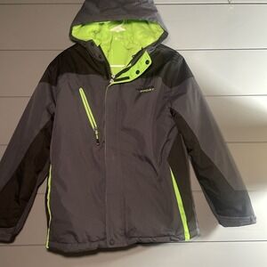 Hawke & Co Sport Performance Gray Winter Jacket Hooded -WARM youth 14-16